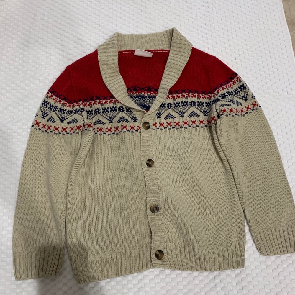 Boy cardigan holiday open front by Crazy 8